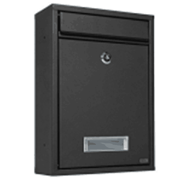 black plating mailbox
